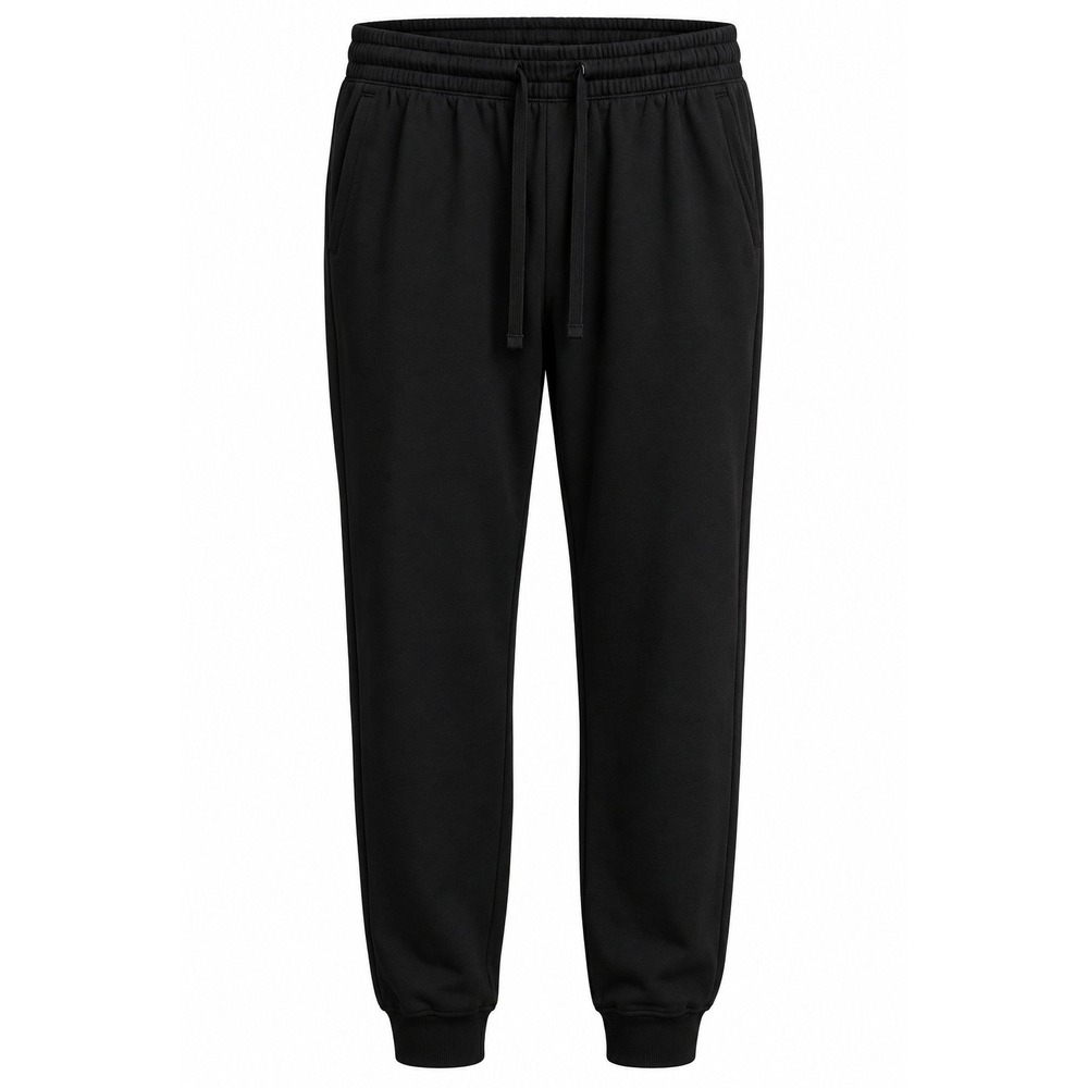 HM Regular Fit Joggers Mens XXL Black Fleece Sweatpants New With Tags